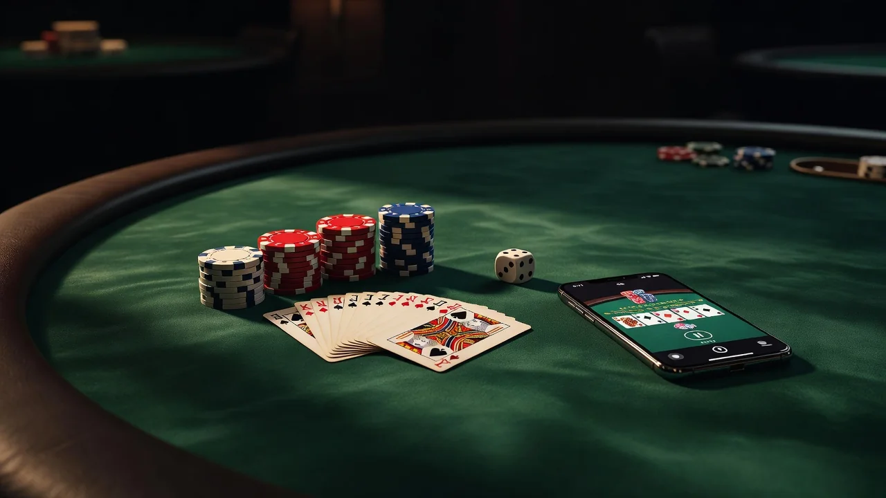 Live blackjack seats and a freeze on a phone at Olympe